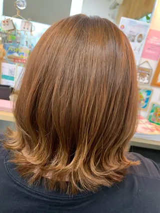ミディアム 美容室 ドルチェのヘアスタイル
