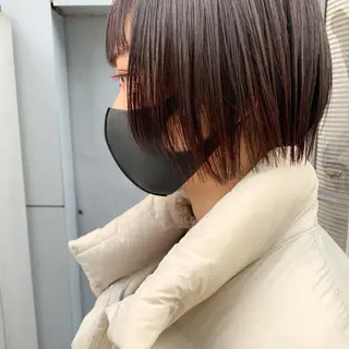 カラー MARU パーマ/レイヤーのヘアスタイル