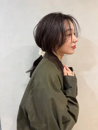 ミディアム AMATORA SPA/福井美悠のヘアスタイル