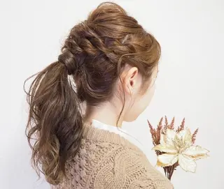ヘアアレンジ くろだ まみのヘアスタイル