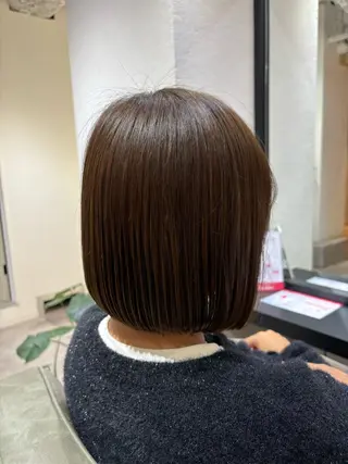 ショート ✨似合わせボブ✨ 縮毛矯正のヘアスタイル