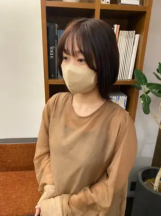 ショート カラー パーマ Paddle所属・似合わせレイヤー/ ニュアンスパーマ高倉のヘアスタイル