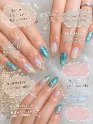 ネイル 岡部 彩美のネイルデザイン