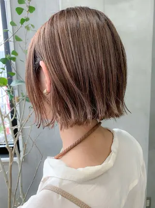 ミディアム ☁️透明感カラー× レイヤー ☁️ノアのヘアスタイル