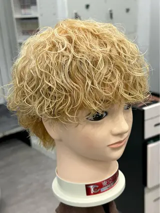 ショート カラー パーマ dot.グループ指名 No.1橋本滉太のヘアスタイル