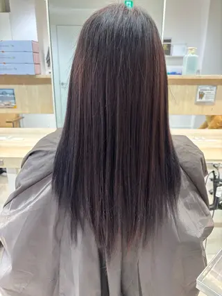 セミロング ニュアンスパーマ/ フェザー/マッシュのヘアスタイル