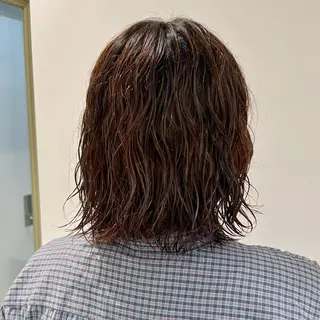 ミディアム パーマ メンズカット /パーマ🍀田畑玖音のヘアスタイル