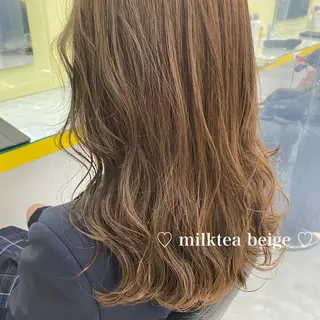 セミロング カラー パーマ ヘアアレンジ メンズ ネイル マツエク・マツパ 🐩推し活🐩 FUTABA🍒のヘアスタイル