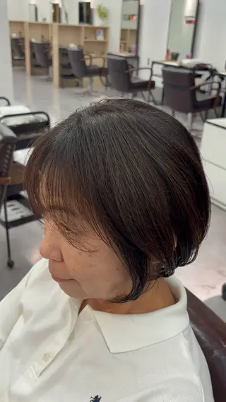 ショート 岩本 遥加のヘアスタイル