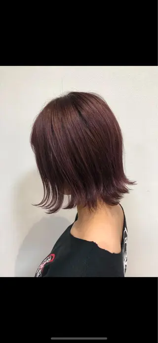 ミディアム カラー ヘアアレンジ ❣️倉敷❣️美髪 カラー能登一成のヘアスタイル