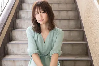 ミディアム ヘアアレンジ 坂東 秀幸のヘアスタイル