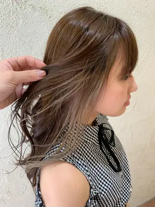 ロング カラー 髪質改善色素改善特化 keiのヘアスタイル