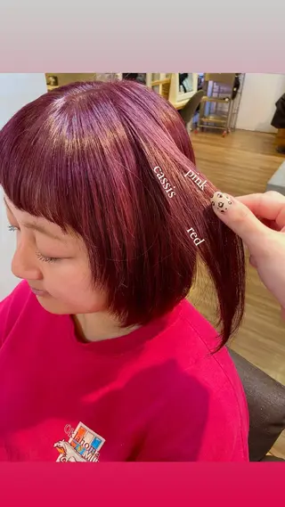 カラー 田邊 琳のヘアスタイル