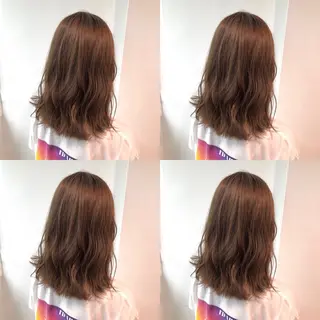 カラー 💖ブリーチなし透明 感💖ASAHIのヘアスタイル