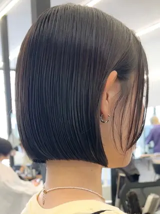 ボブ  艶髪 ふうとのヘアスタイル