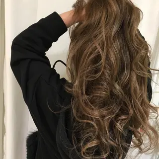 ロング カラー きむえり/髪質改善 /うねり広がり改善のヘアスタイル