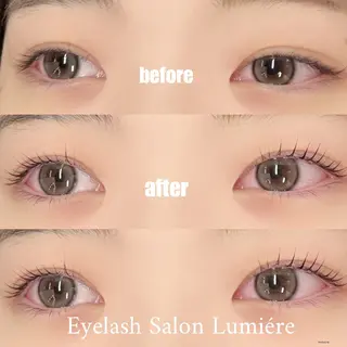 マツエク・マツパ Lumiére SAKURAのマツエク・マツパデザイン