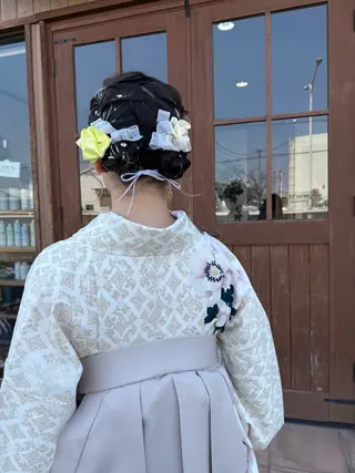ミディアム かくばり ちえのヘアスタイル