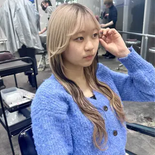 ロング カラー ヘアアレンジ 🎀モテ暖色× エクステ🎀あかりのヘアスタイル