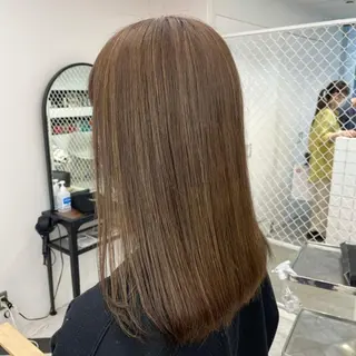ロング カラー mona/ ストレートスタイル✨のヘアスタイル