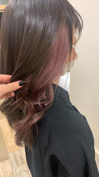 ロング カラー ブリーチなしWカラー ／レイヤー🎀マリノのヘアスタイル