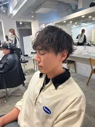 パーマ メンズ メンズパーマ特化 💈藤田晃志のヘアスタイル