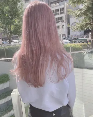 ロング カラー Lolonois梅田 スタッフのヘアスタイル