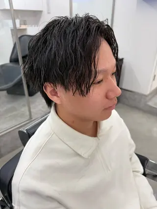 ショート カラー パーマ ヘアアレンジ メンズ 亀井隆汰/メンズ専門 パーマ特化美容師のヘアスタイル