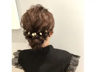 カラー パーマ ヘアアレンジ Emerge 渋谷駅 【エマージュ】のヘアスタイル
