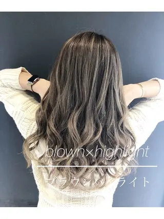 ロング カラー bAteAu所属・💎透明感カラー💎 bAteAu あまねのヘアスタイル