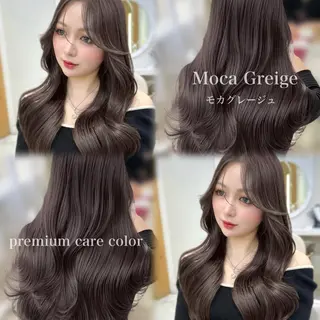 セミロング カラー 🇰🇷韓国風くびれ ヘア🇰🇷中村優大のヘアスタイル