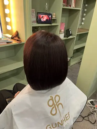 カラー AYANE ◝✩韓国ヘアのヘアスタイル