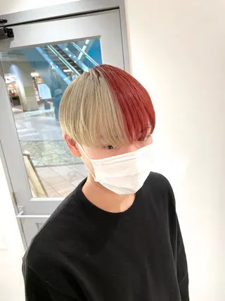 ショート メンズ 髪質改善ストレート オルメントのヘアスタイル