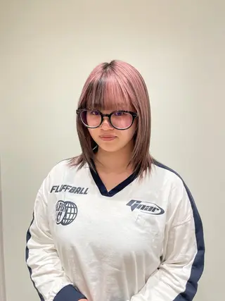 ミディアム カラー SALOWIN熊本 YUTOのヘアスタイル