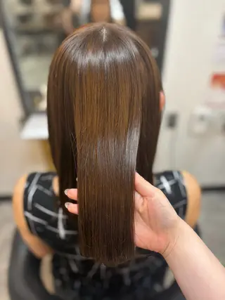 ロング レイヤー/切りっぱな しボブ✨️みずか💜のヘアスタイル