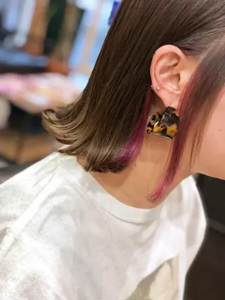 ショート カラー THREE 関根大のヘアスタイル