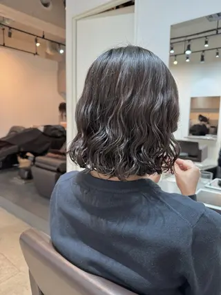 ショート 🌿朝5分でお洒落 パーマスタイル🌿のヘアスタイル