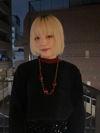 ショート YUUKI/ウルフ .ボブパーマのヘアスタイル