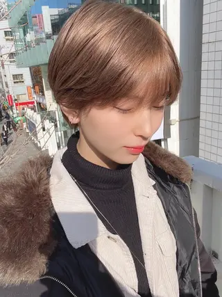 ショート カラー ヘアアレンジ 【代表】 たき〜のヘアスタイル