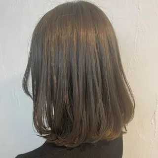 セミロング カラー TELA HAIR 岩槻 高梨のヘアスタイル
