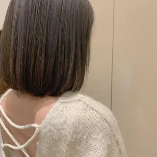 ショート カラー 【完全個室】髪質改善 暖色カラー/山崎唯奈のヘアスタイル