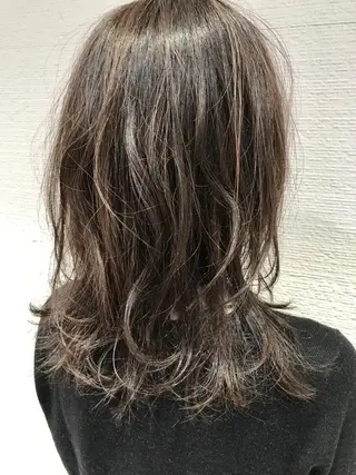 セミロング 清野 大のヘアスタイル