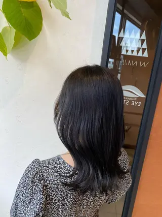 セミロング 韓国ヘア🕊村上 ののこ🕊のヘアスタイル