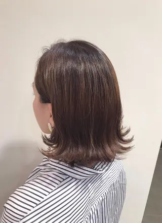 ミディアム カラー 安井 匡隆のヘアスタイル