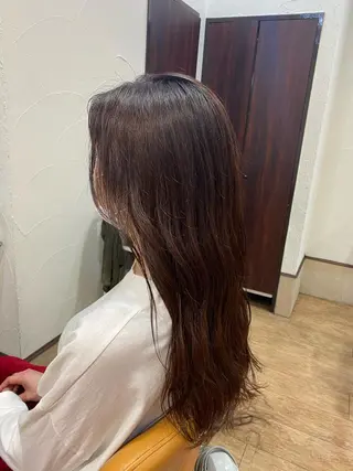 ロング カラー サプリームヘア 飯田みち瑠のヘアスタイル