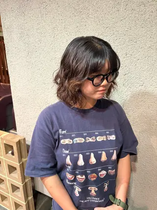 ミディアム パーマ SARAJU仁川 _aya🌼のヘアスタイル