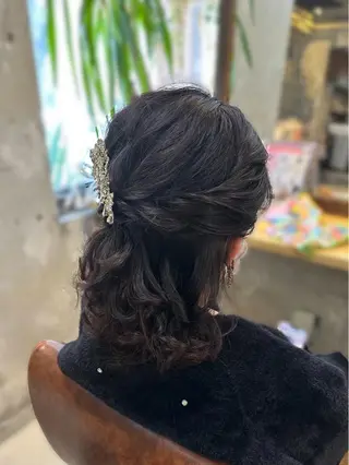 ミディアム ヘアアレンジ Kaori / P’s 渋谷のヘアスタイル
