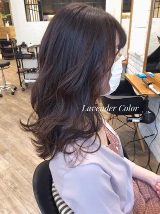 セミロング ✨透明感ケアカラー✨ 長野ゆきなのヘアスタイル