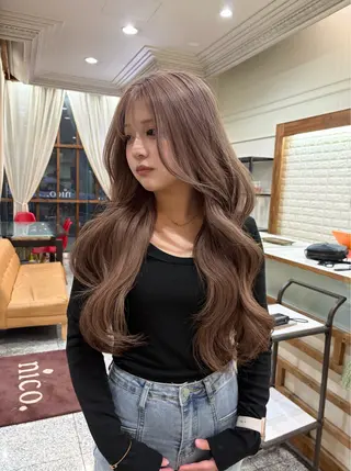 カラー KANNA🩵 /nico心斎橋のヘアスタイル