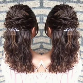 ヘアアレンジ 菊池 栄里奈のヘアスタイル